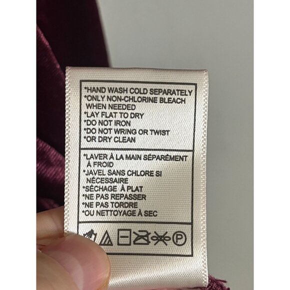 Betsey Johnson Velvet Mini Dress S Pink Festive Boho Western Chic Feminine 80s - Picture 11 of 12